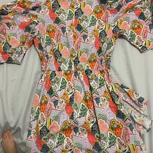RHODE Multicolor Floral Dress